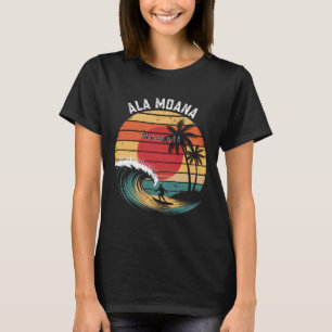 Camiseta Praia Ala Moana Havaí Praia Surf