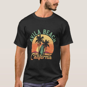 Camiseta Praia Avila Califórnia Retro Surfista Praia Vintag