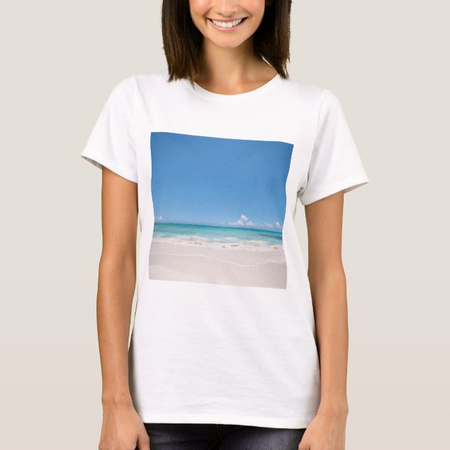Camiseta Praia Backgroud (Frente)