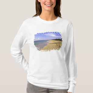 Camiseta praia Baie Longue Long Bay, St. Martin,