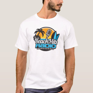 Camiseta Praia bate no rádio - Logotipo T-Shirt