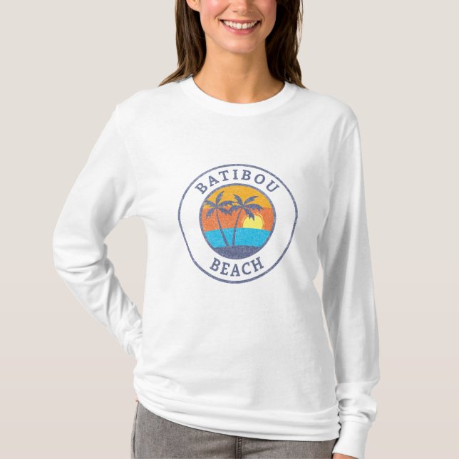 Camiseta Praia Batibou, Estilo Clássico Desvanecido Dominic (Frente)