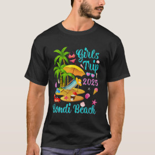 Camiseta Praia Bondi Austrália Férias de Verão Viagem de Me