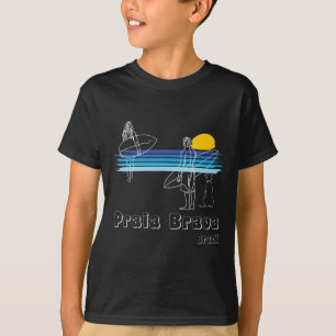 Camiseta Praia Brava Brasil, Praia de Surf Surf Guy Com