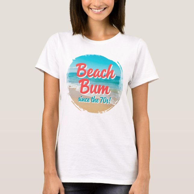 Camiseta Praia Bum desde os anos 70 (Frente)