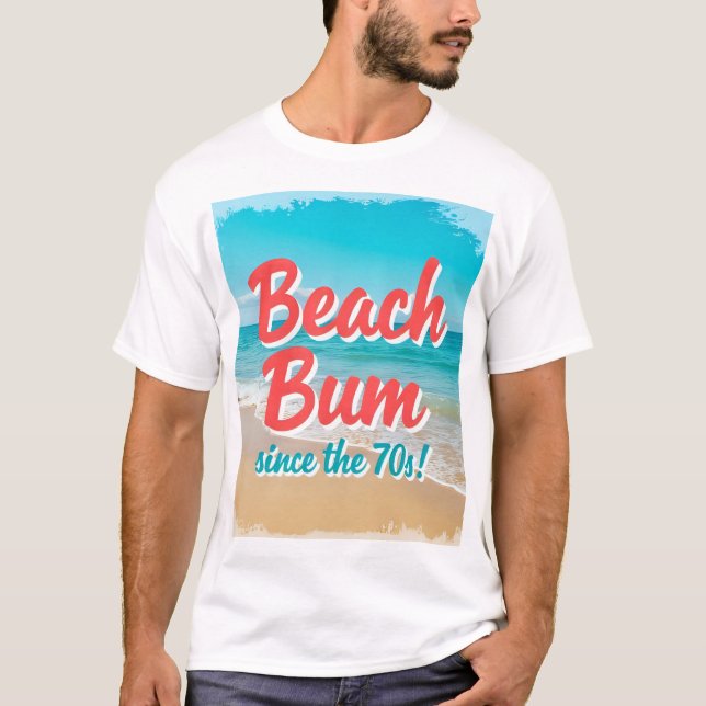 Camiseta Praia Bum desde os anos 70 (Frente)
