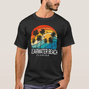 Camiseta Praia Clearwater Flórida Palmeira Praia Tropical