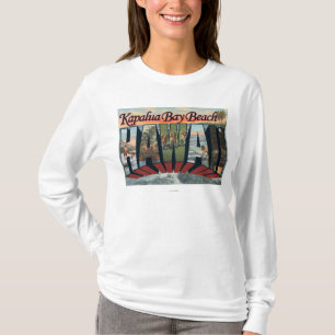 Camiseta Praia da baía de Kapalua, Havaí - grandes cenas 
