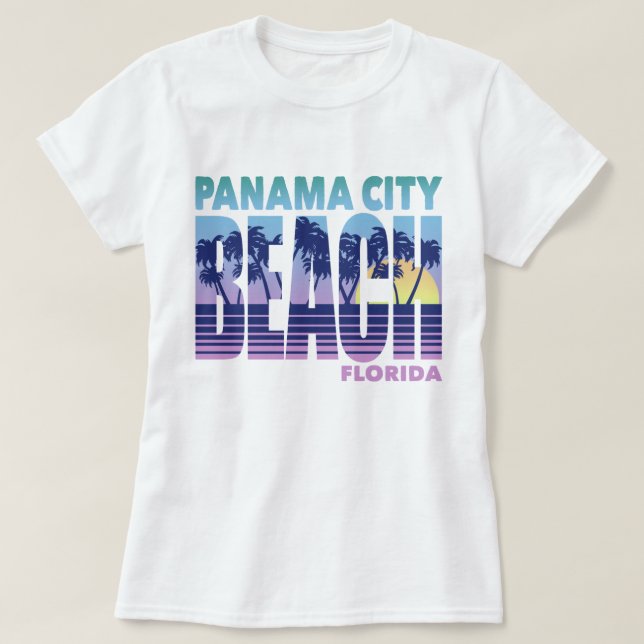 Camiseta Praia da Cidade do Panamá (Frente do Design)