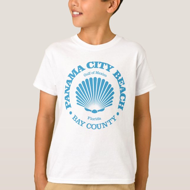 Camiseta Praia da Cidade do Panamá (concha) (Frente)