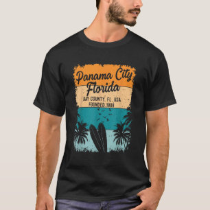 Camiseta Praia da Cidade do Panamá Flórida FL Lembranças Pr