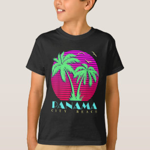 Camiseta Praia da Cidade do Panamá Palmeiras dos Anos 80 Pô
