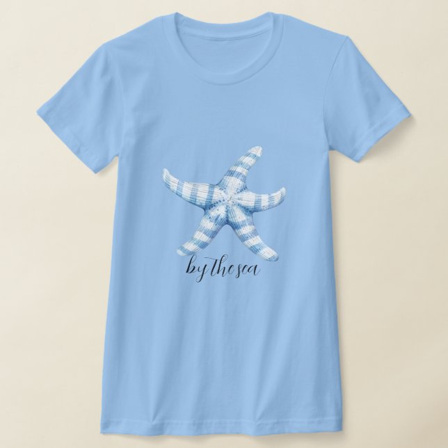 Camiseta Praia da Estrela Azul Branca (Postura )