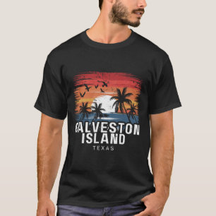 Camiseta Praia da Ilha Galveston Texas Surfe Surfista