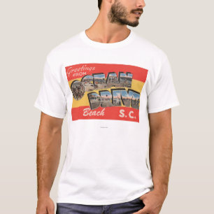 Camiseta Praia da movimentação de South Carolina - oceano