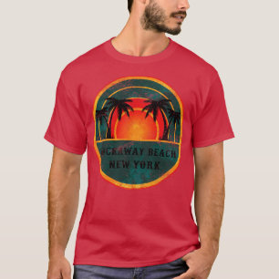 Camiseta Praia da Rockaway New York Beach Vintage Retro Sun
