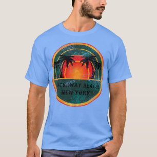Camiseta Praia da Rockaway New York Beach Vintage Retro Sun
