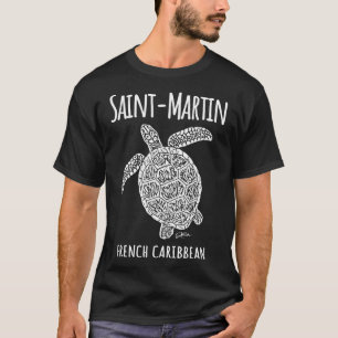 Camiseta Praia da Tartaruga do Mar de Bebê Saint-French