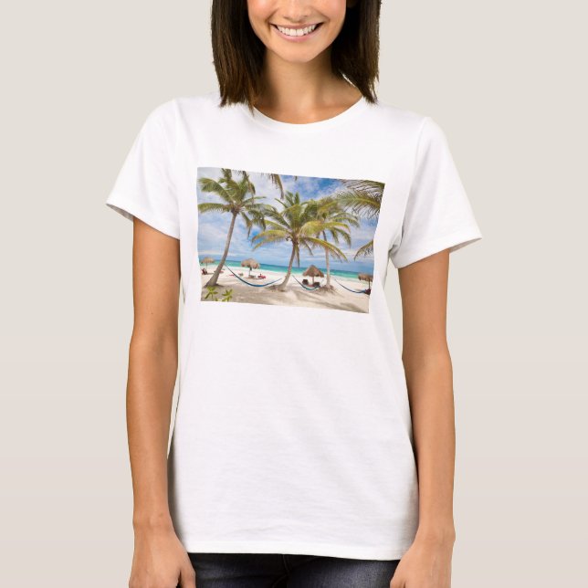 Camiseta Praia das férias (Frente)