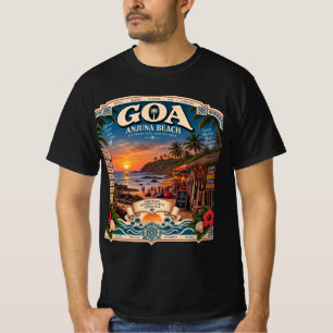 Camiseta praia de Anjuna Goa em seu melhor