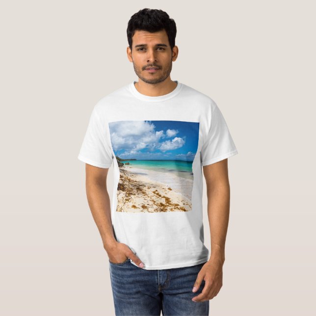 Camiseta praia de Anse Canot em Marie-Galante (Frente Completa)