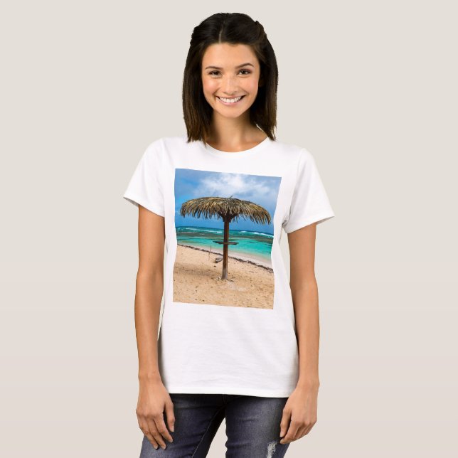 Camiseta praia de Anse des Rochers (Frente Completa)