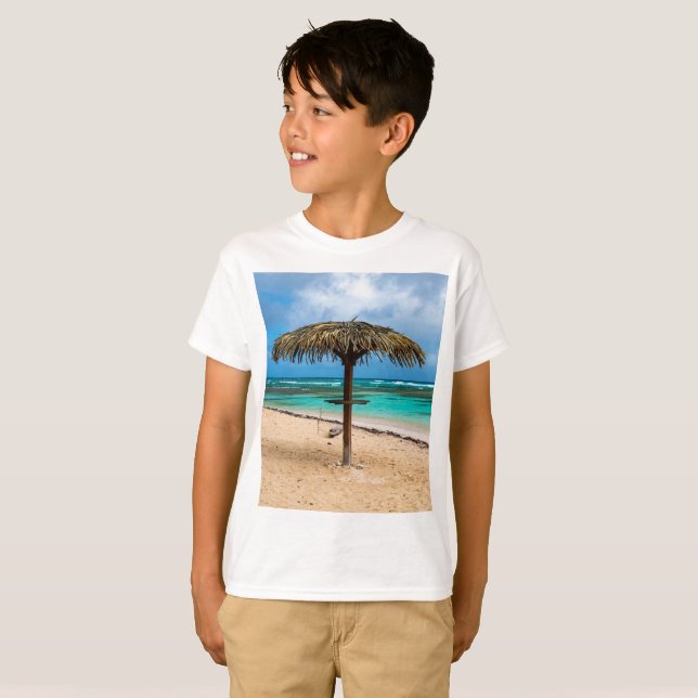 Camiseta praia de Anse des Rochers (Frente Completa)