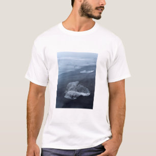 Camiseta Praia de areia preta e gelo, Islândia