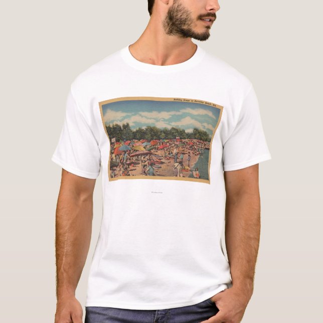 Camiseta Praia de Beverley, DM - cena Sunbathing (Frente)