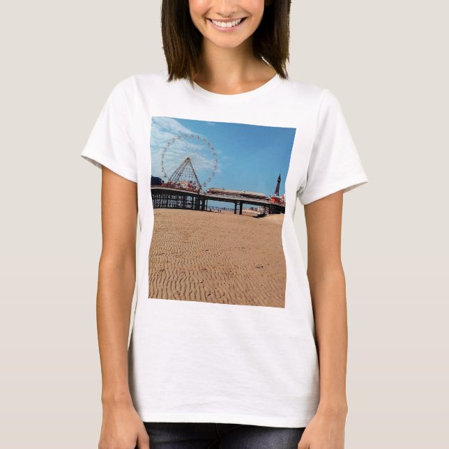 Camiseta praia de Blackpool (Frente)