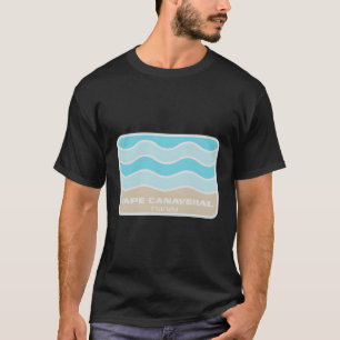 Camiseta Praia de Cape Canaveral Florida Fl Waves