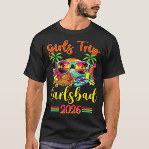 Camiseta Praia de Carlsbad CA Vibrações de Verão Pôr do Sol