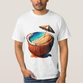 Camiseta praia de Cocoanut