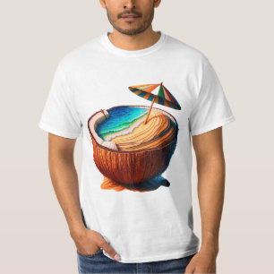 Camiseta praia de Cocoanut