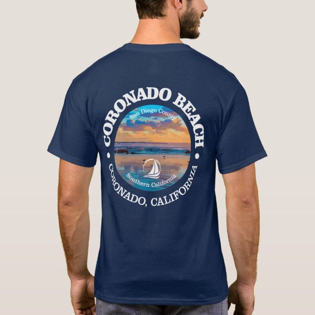 Camiseta Praia de Coronado (C) (Verso)