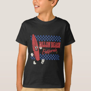 Camiseta Praia de Dillon Califórnia Retro Surfista Praia Vi