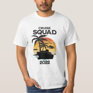 Camiseta Praia de Férias da Família Cruise Squad 2024