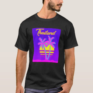 Camiseta Praia de Férias de Verão de Viagem da Tailândia