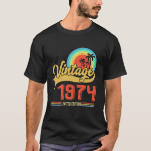 Camiseta Praia de Festa de 50 Anos Amava 50 Anos de Nascime