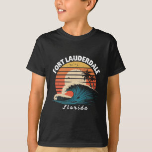 Camiseta Praia de Fort Lauderdale Flórida Mulheres Homens S