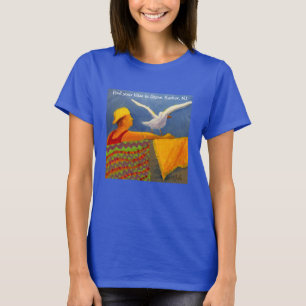 Camiseta Praia/de gaivota e lifeguard do litoral T