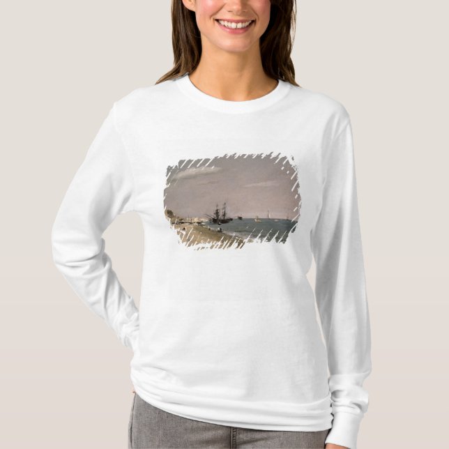 Camiseta Praia de John Constable | Brigghton com mineiros, (Frente)