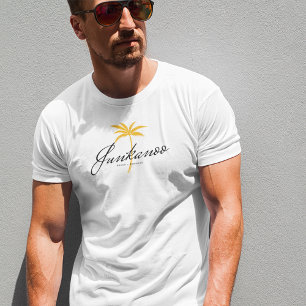 Camiseta Praia de Junkanoo, Bahamas Estilo Vintage Minimali