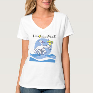 Camiseta Praia de Lemontiniville do T-Shirt