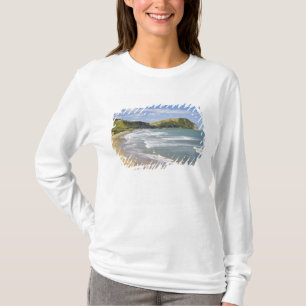 Camiseta Praia de Makorori perto de Gisborne, Eastland, Nov