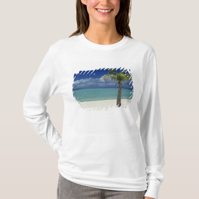 Camiseta Praia de Matira, na ilha de Bora Bora, 2 (Frente)