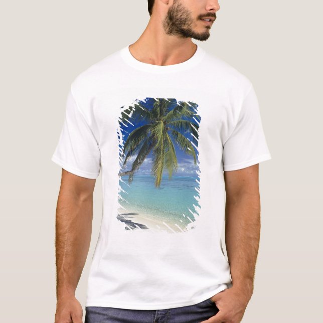 Camiseta Praia de Matira na ilha de Bora Bora, Sociedade (Frente)