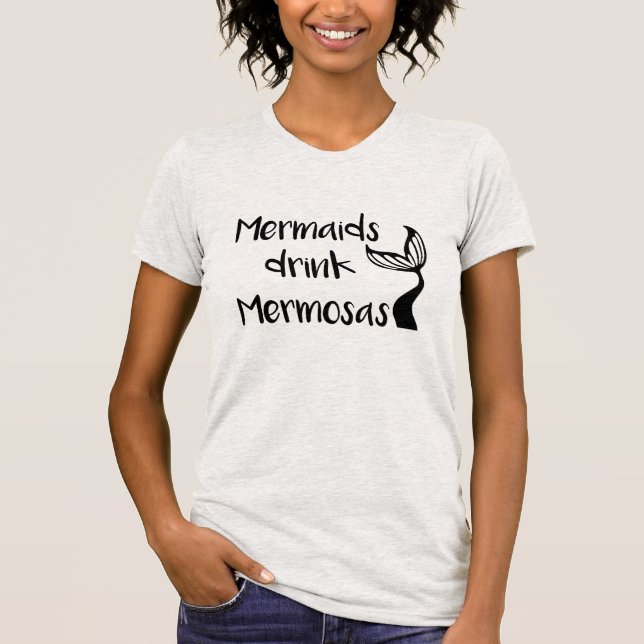 Camiseta Praia de Mermosas T-Shirt| Women| da bebida das (Frente)