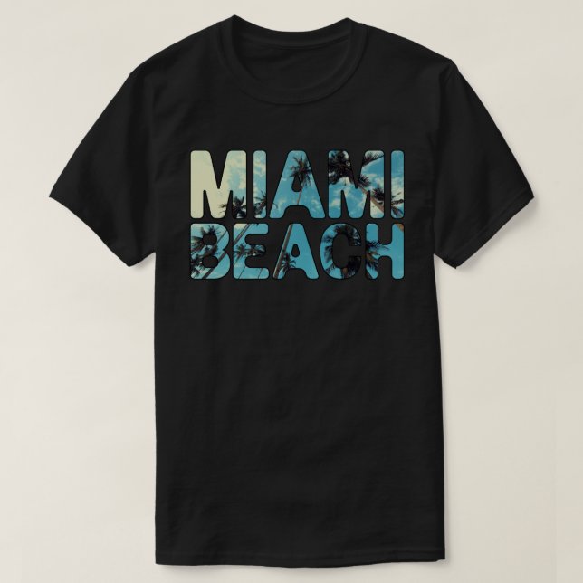 Camiseta Praia de Miami (Frente do Design)