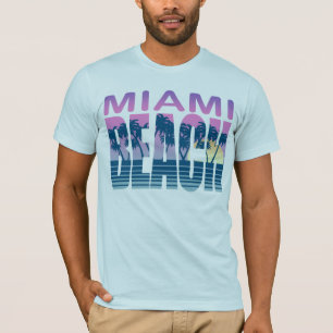 Camiseta praia de Miami